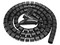 Organizador de Cables BRobotix 263533, en Tubo. Color Negro.