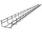 Charola tipo Malla Charofil CH-54-100EZ, 54/100 mm, Acabado Electro Zinc, hasta 86 cables Cat6, Tramo de 3m.
