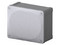 Caja  de registro tipo estanca Royer, 
Con lados cerrados y Placa con tornillos,
IP65,
Color Gris.
