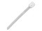 Cinchos de Nylon Enson ENS-CH100W, 2.5 x 100mm, Color Blanco, Bolsa con 100 Piezas.