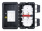 Caja de Distribución de Fibra Óptica FiberHome, Hasta 96 Empalmes, Exterior IP65, Color Negro.