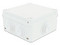 Caja Estanca de derivación Gewiss con sello de goma, Auto-extinguible, para exterior. Color Blanco.