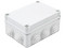 Caja Estanca Gewiss GW-44-026 de derivación De PVC, 10 entradas, auto-extinguible, para exterior. Color Blanco.