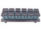 Placa acopladora LinkedPro LP-FO-S12-MM para distribuidor de Fibra Óptica, incluye 12 acopladora SC Simplex. Color Negro
