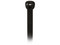 Cinchos de Nylon Sujeta Cables Dome Top BT2S-C0, Lengueta de bloqueo de acero inoxidable, Resistente a rayos UV, Color Negro, (Bolsa con 100 Piezas).