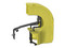 Bajada para Canaleta Panduit  FiberRunner, 2x2x, Color Amarillo.