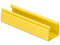 Canaleta Panduit FiberRunner, 2X2 sin Tapa, PVC Rígido, Color Amarillo, 1.8 m de Largo.