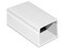 Canaleta Plástica SBE TECH PVC Autoextinguible Blanco 2 cm x 2.3 cm.