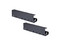 Organizador de Cables StarTech.com S2MB-DESK-CABLE-TRAY, Para Debajo del Escritorio, 53cm, 2 Bandejas, Acero. Color Negro.