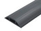 Canaleta flexible de PVC auto extinguible, para instalaciones eléctricas, Rollo de 25m, Color Negro.