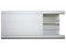Canaleta de aluminio Thorsman INKA-100 de 99 x 72 mm, 3m. Color Plateado