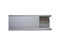 Canaleta de aluminio, 100 x 51 mm, tramo de 3m.