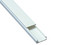 Canaleta Thorsman TMK-1020-SD-CC de 1.8m, PVC auto extinguible con cinta adhesiva. Color Blanco.