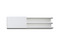 Canaleta THORSMAN TMK-1735 de PVC, Auto extinguible, 35 x 17 tramo de 2.5m, Color Blanco.