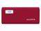 Batería Portátil recargable ADATA AP12500D Power Bank de 12,500 mAh. Color Rojo.