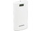 Batería Portátil recargable y linterna LED ADATA AP20000D Power Bank de 20,000 mAh para Smartphones y Tablets. Color Blanco.