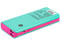 Batería Portátil recargable y linterna LED ADATA PT100 Powerbank de 10000 mAh, Color Azul/Rosa.
