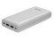 Batería Portátil Recargable ADATA C20, Power Bank de 20,000mAh, USB-A, USB-C. Color Blanco.