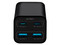 Cargador de Pared Acteck Energon Mate CE717, Carga Ultra Rápida de 100w, 2 x USB Tipo C, 2 x USB Tipo A,, Color Negro.