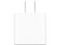 Cargador de Pared Apple MWVV3AM/A de 20W, USB Tipo C, Color Blanco.