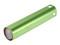 Batería Portátil recargable y linterna LED Brobotix, Powerbank de 1500 mAh. Color Verde.