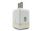 Cargador para pared Brobotix 180401R de 2 conectores USB. Color Blanco/Dorado.
