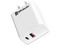 Cargador de Pared BRobotix 6005552, 38W, USB Tipo A, USB Tipo C, Color Blanco.