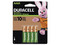Paquete de Baterías Recargables Duracell, con 4 Baterías AAA.