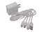Cargador de Pared EPCOM PL52C, Multi-puertos, 1 x USB-C, 1 x Micro USB, 1 x Lightning, 5V, Color Blanco.