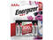 Batería Alcalina Energizer Max tamaño AAA blistercon 6, de 1.5 Volts. (6 piezas).