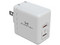 Cargador AC Ghostek USB-C PD 45W Universal Color Blanco Doble.