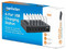 Estación de carga Manhattan con 6 puertos USB, 50W, Color Negro.