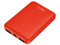 Batería Portátil recargable Necnon NPW-05FB Power Bank de 5,000 mAh para Smartphones y Tablets, Color rojo.