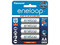 Batería Recargable Panasonic Eneloop AA. 2000 mAh, Paquete de 4 baterías.