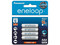Batería Recargable Panasonic Eneloop AAA. 800 mAh, Paquete de 4 baterías.