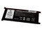 Batería para Laptop POWE BTRY12229, Compatible con Dell YRDD6, 3500mAh. Color Negro.
