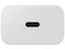 Adaptador Samsung Tipo C, 45W, (Sin Cable). Color Blanco