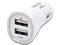 Cargador para Auto Tripp-Lite con 2 puertos USB. Color Blanco.