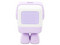 Cargador de Pared UGREEN 25036B GaNRobot de 30W, 1 puerto USB-C de carga rápida, Tecnología GaN II, Pantalla LED. Color Lila.