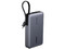 Power Bank UGREEN 55992B de 20.000mAh, 1 Puerto USB Tipo C, 1 Puerto Tipo A, Potencia máxima de hasta 100W. Color Gris.
