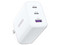 Cargador de Pared UGREEN, Universal USB-C, USB-A, 65W, Color Blanco.