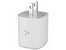 Cargador de pared Vorago AU-402 con 1 puerto USB Tipo C, 45w carga rápida. Color Blanco.