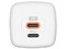Cargador de pared Vorago AU-402 con 1 puerto USB Tipo C, 45w carga rápida. Color Blanco.