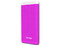 Batería Portátil recargable y linterna LED Vorago PB-400 Powerbank de 10,000 mAh. Color Rosa.