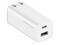 Cargador de Pared Xiaomi GaN Charger, USB Tipo A y USB Tipo C, Carga rápida de 65W, Color Blanco.
