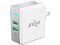 Cargador de pared ZIZO Boost con 2 puertos, Color Blanco.