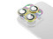 Protector de cámara MyBat RIP15PMSCLED261 de vidrio templado 9H con nanotecnología y protección contra fragmentación para iPhone 15 Pro y 15 Pro Max. Color Transparente.
