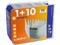 E-Sampler de 10 e-slimcases con e-clip Ejector para almacenar CDs/DVDs. Color Azul