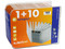 E-Sampler de 10 e-slimcases con e-clip Ejector para almacenar CDs/DVDs. Color Naranja