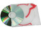 E-Archive de 10 e-slimcases con e-clip Ejector para almacenar CDs/DVDs. Color Rojo
